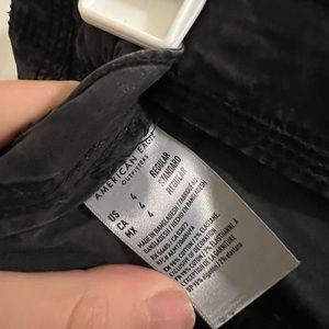 American eagle cargo pants black